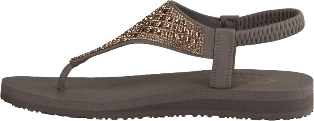 Skechers Damen Sandalette in Grau, Größe 40 Produktbild 14