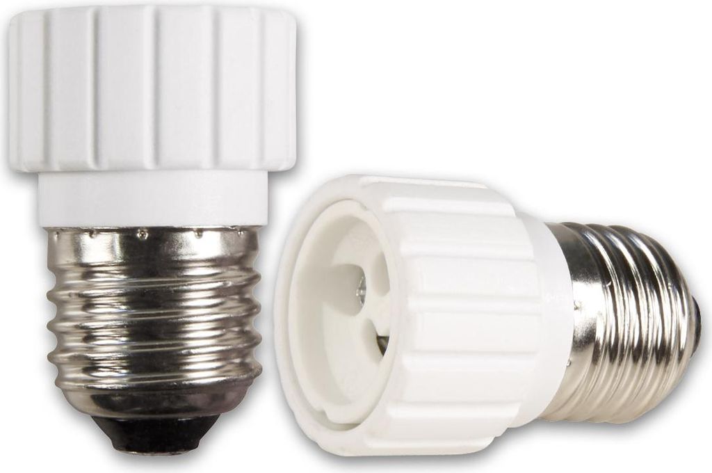 Lampensockel-Adapter McShine, E27 auf GU10