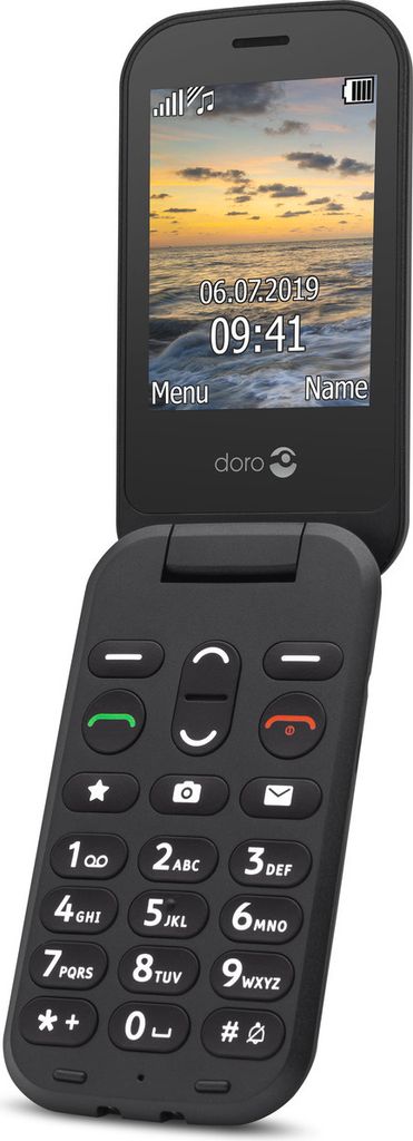Doro 6040 blister - Black 7,11 cm (2.8") 118 g Schwarz Produktbild 