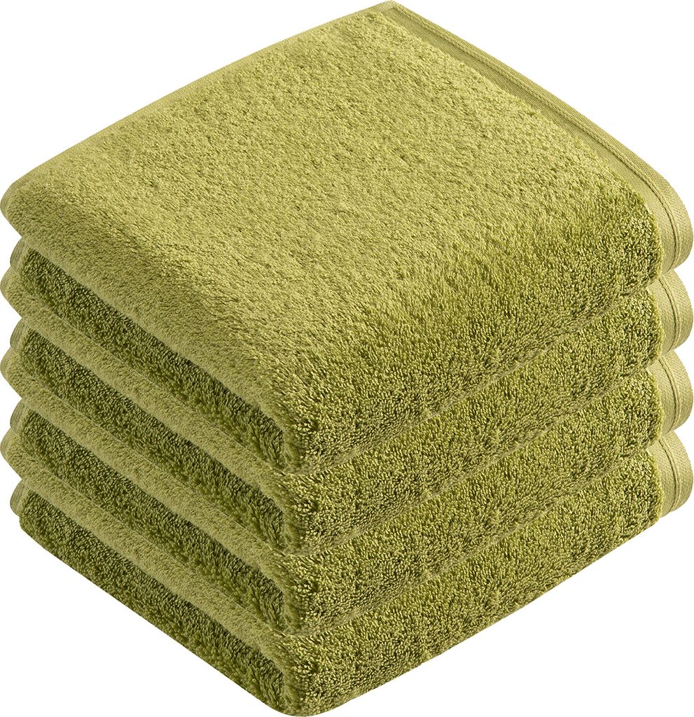 4er Pack Handtuch Vegan Life von der Marke Vossen 60 x 110 cm