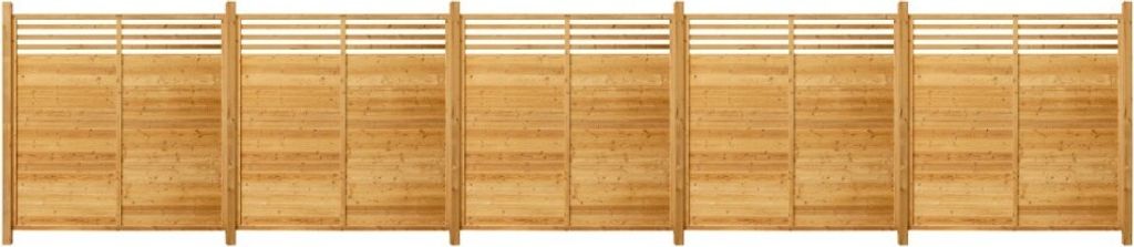 HOME DELUXE - Holzzaun SOMA - Fichtenholz, 5x Element + 6x Produktbild 