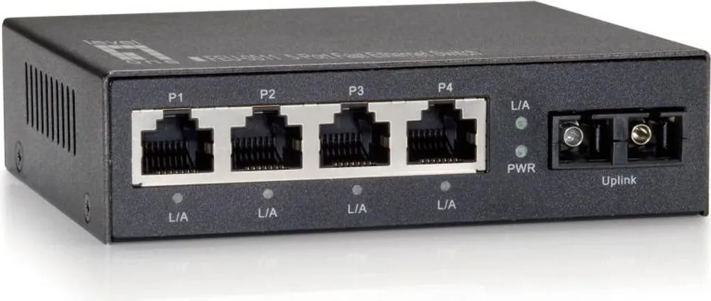 LevelOne FEU-0511 Commutateur Fast Ethernet 5 Ports non géré Noir