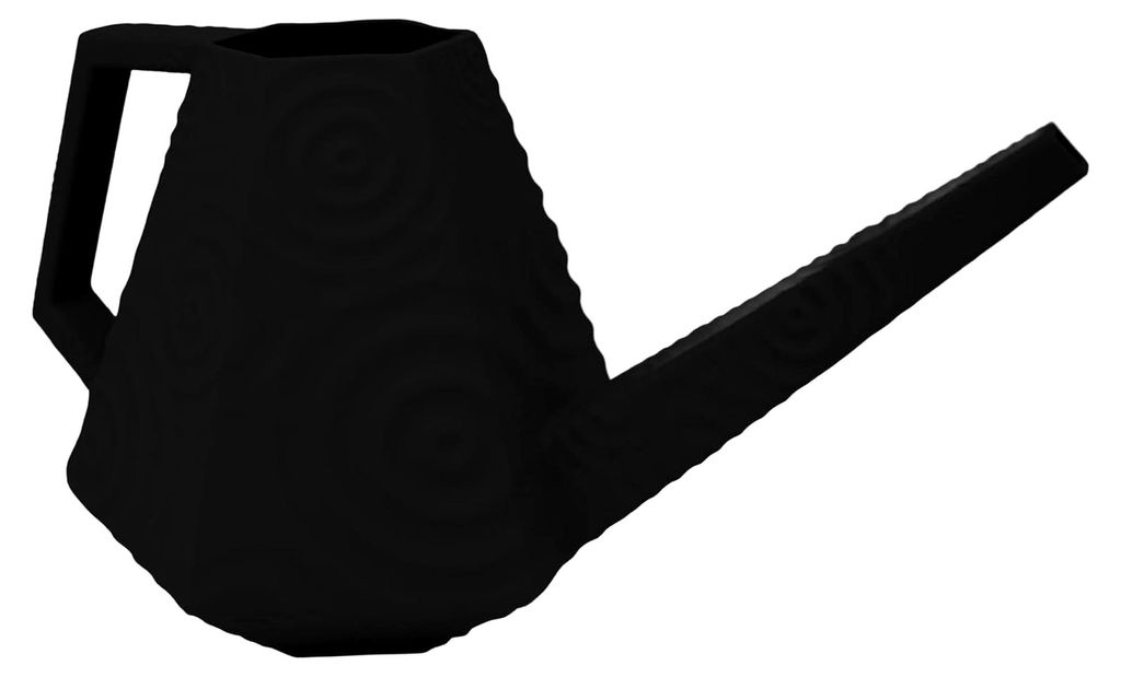 Die Waterdrop Gießkanne – Kleine Gießkanne 1,3 Liter - Gazzaladra Design (Schwarz)