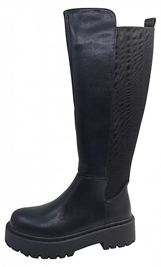 La Strada. Scarpe da donna. Stivali. Zip. Nero. Casual Immagine del prodotto 