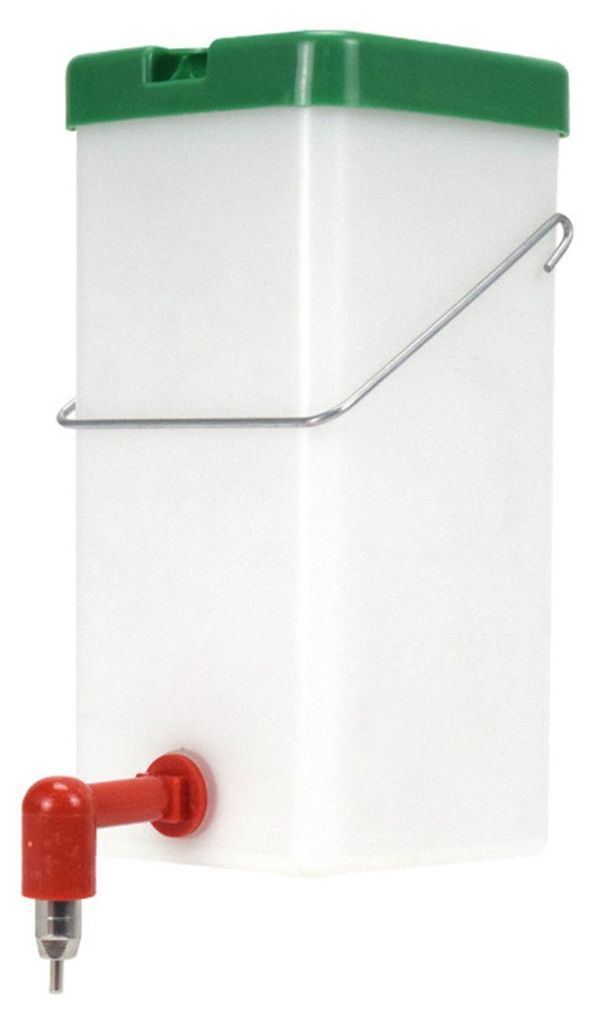 Trinkflasche für Kaninchenkäfige, tropffreier Wasserspender für Kleintiere, geeignet für Kaninchen, Hamster, Meerschweinchen, Frettchen, Chinch...