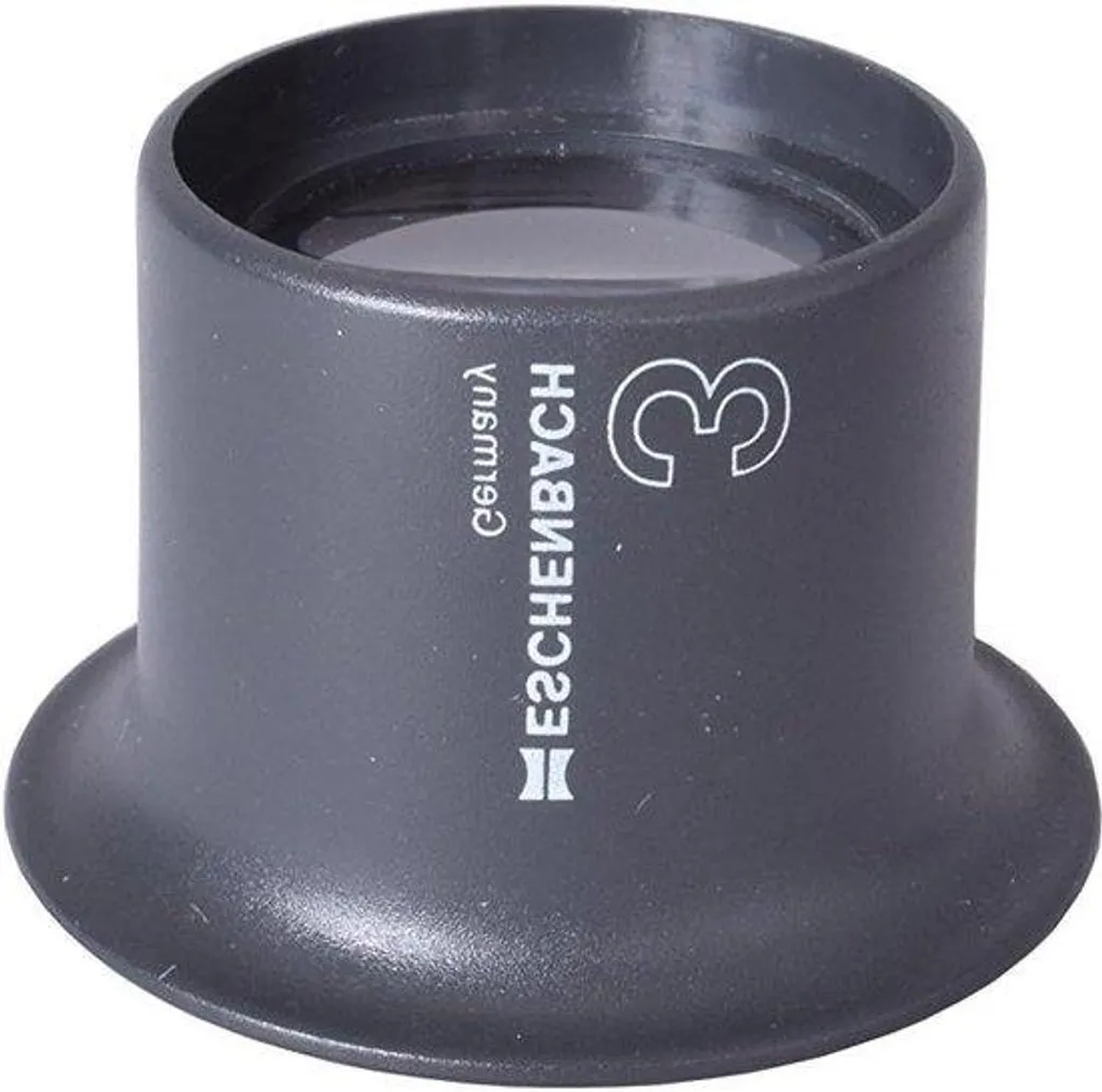 Loupe de bijoutier anthracite pour identifier poinçons et pierres fines