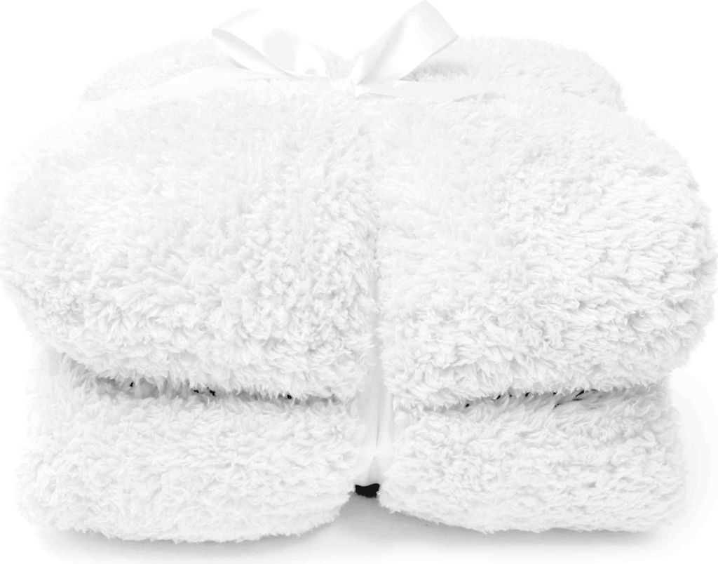 Unique Living |  Teddyplaid 150x200cm cremefarben Produktbild 