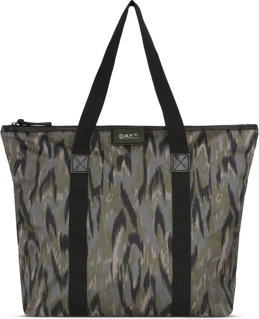 Borsa Shopper DAY ET Gweneth Marble Verde: Stile Eco-Sostenibile Urban - 1