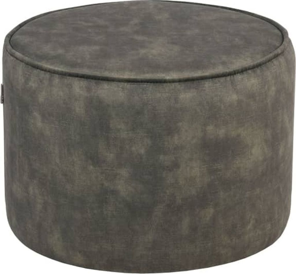 LABEL51 Pouf Tibo 55x55x40 cm Jägergrün Velours