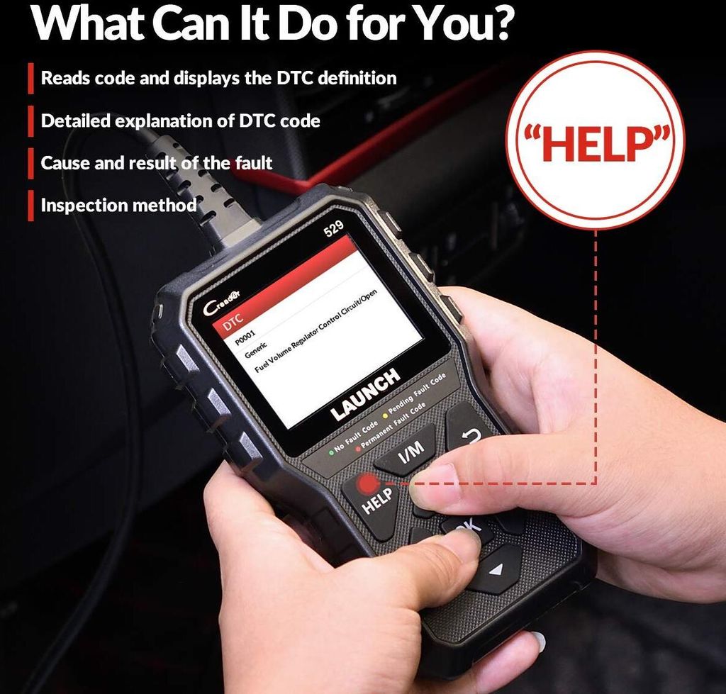 LAUNCH OBD2 Diagnosegerät CR529 KFZ Diagenosegerät Produktbild 3