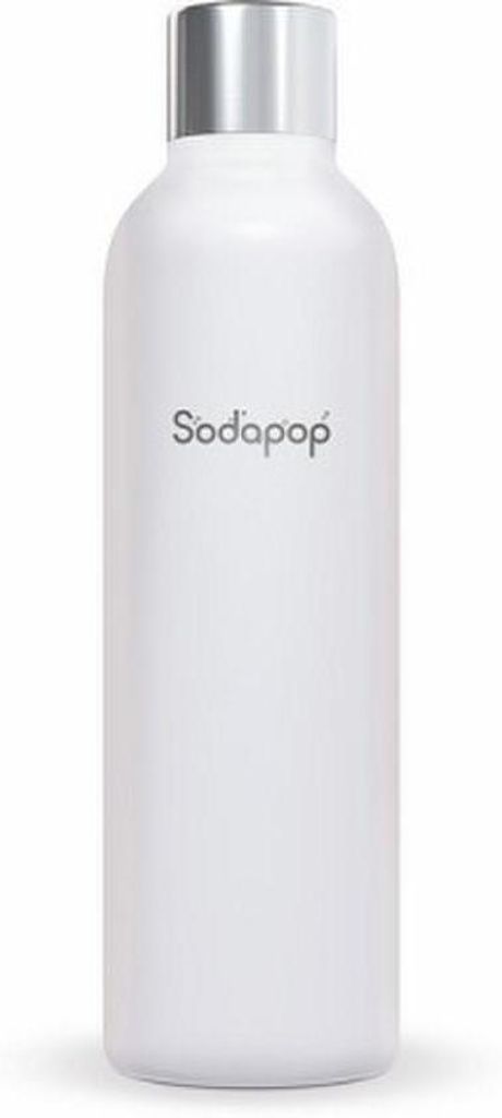 SODAPOP Edelstahlflasche 750ml weiß für Logan und Cooper Pro