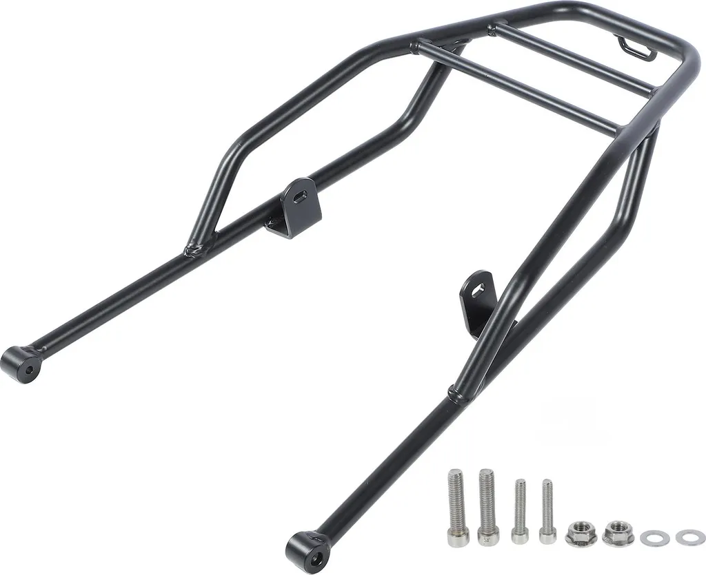 Support de Bagage Arrière pour Moto Guzzi V7 Custom 2021-2024 Noir 18mm