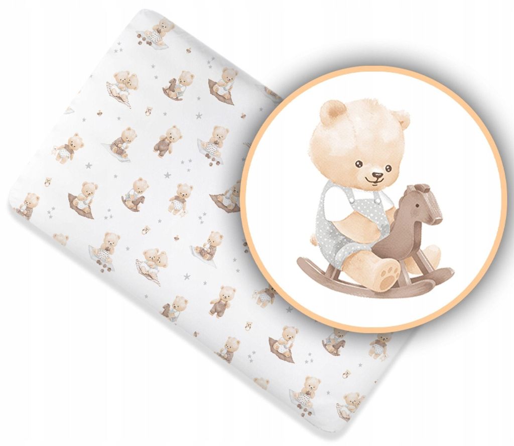 Lenzuolo con Angoli per Lettino 60 × 120 cm – 100% Cotone, Immagine del prodotto 