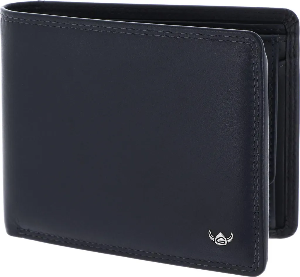 Regala Golden Head Polo 1427: Portafoglio Pelle Blu RFID Protect