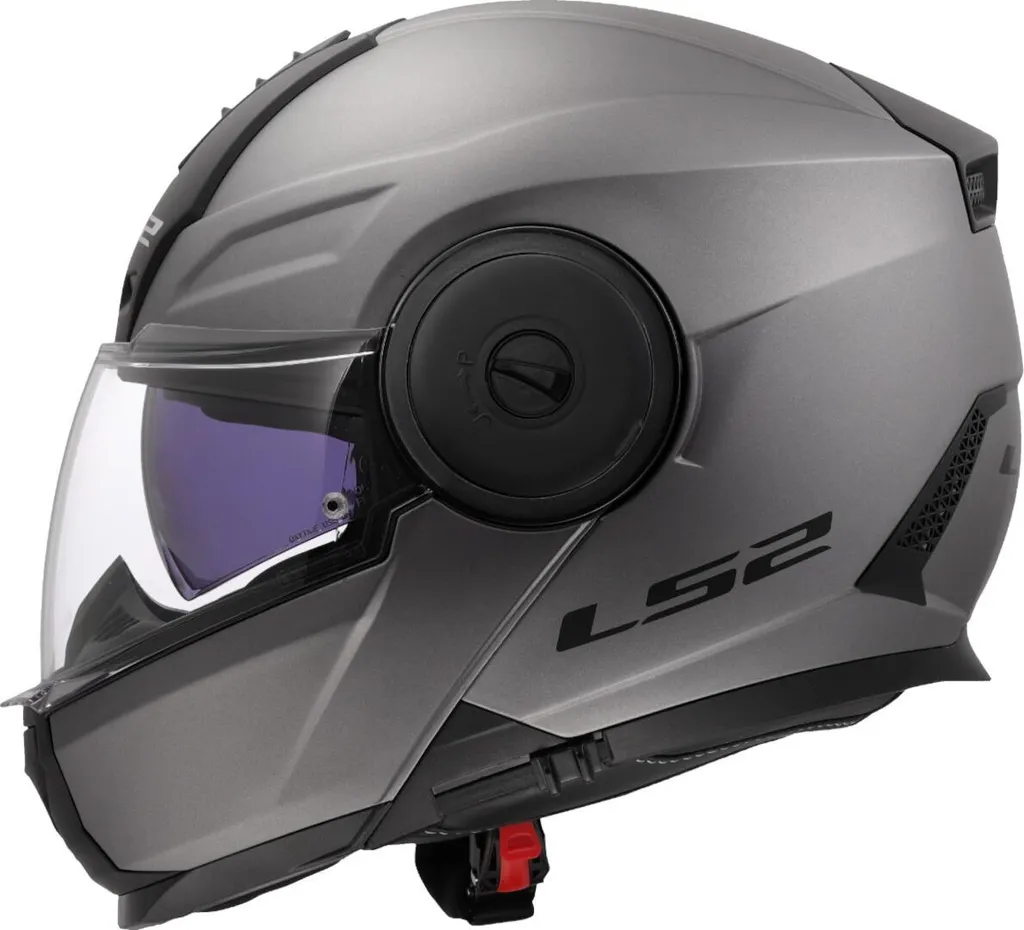 Casque LS2 FF902 SCOPE II Solid Matt Titanium XS - Modulable Précis