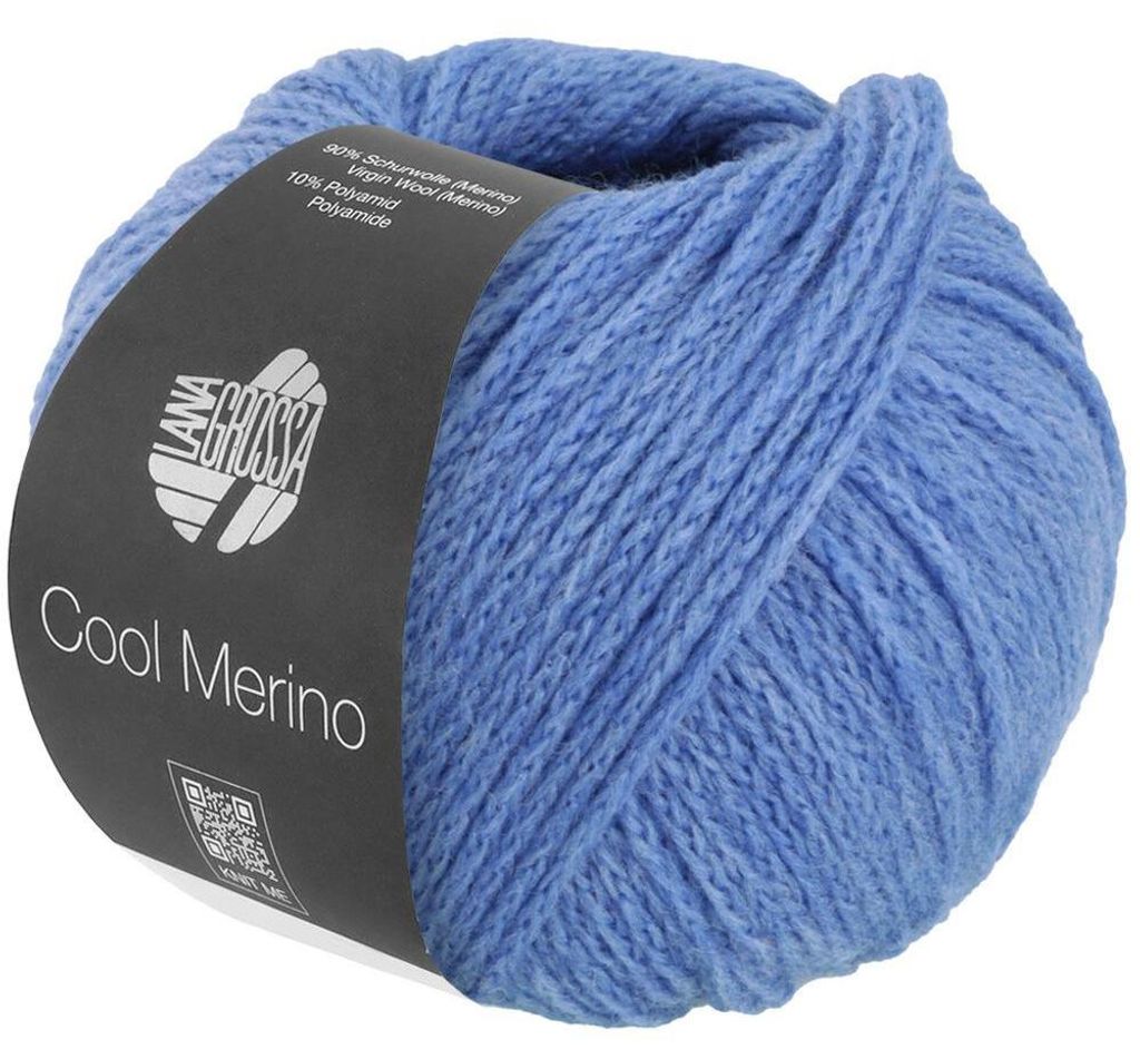 Lana Grossa - Cool Merino 0024 blau Produktbild 
