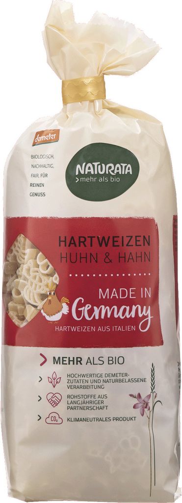 Naturata Kindernudeln Huhn & Hahn, demeter 250g