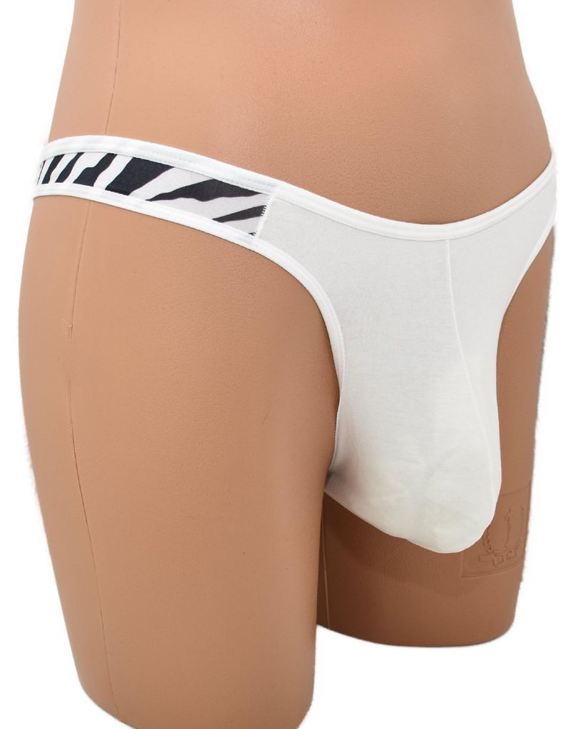 Men Pouch Transparent See Through Mesh Male String