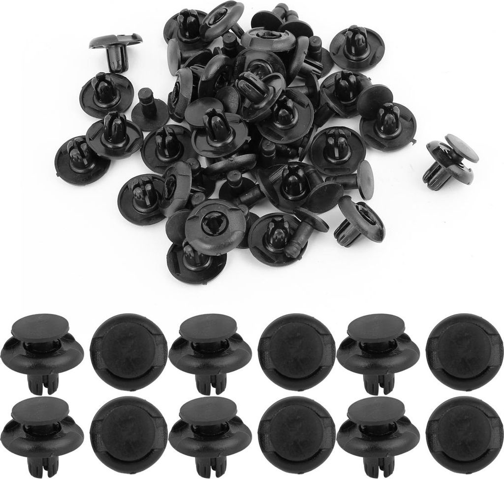 30x Nieten Verschluss Bumper Pin Clips 7,5mm de
