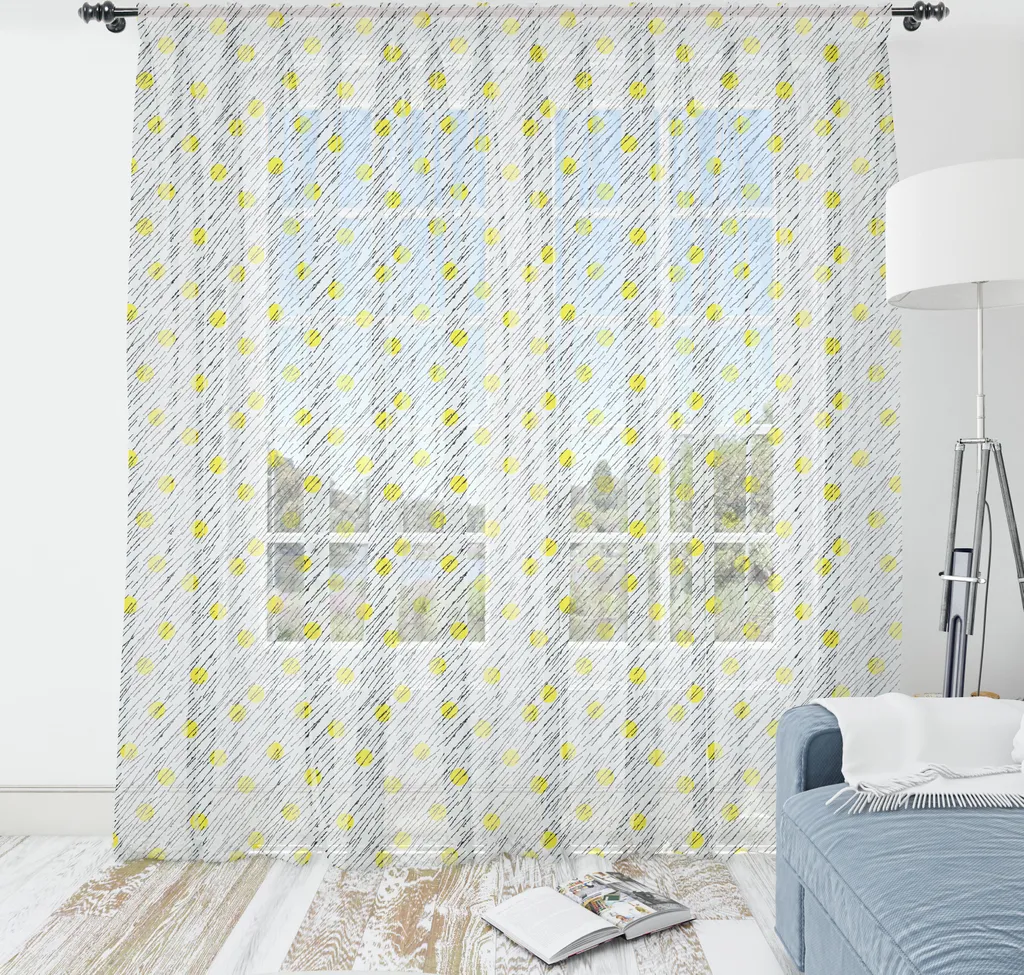 Habillage Mural Textile Jaune pour Décorer un Mur Vide sans Travaux