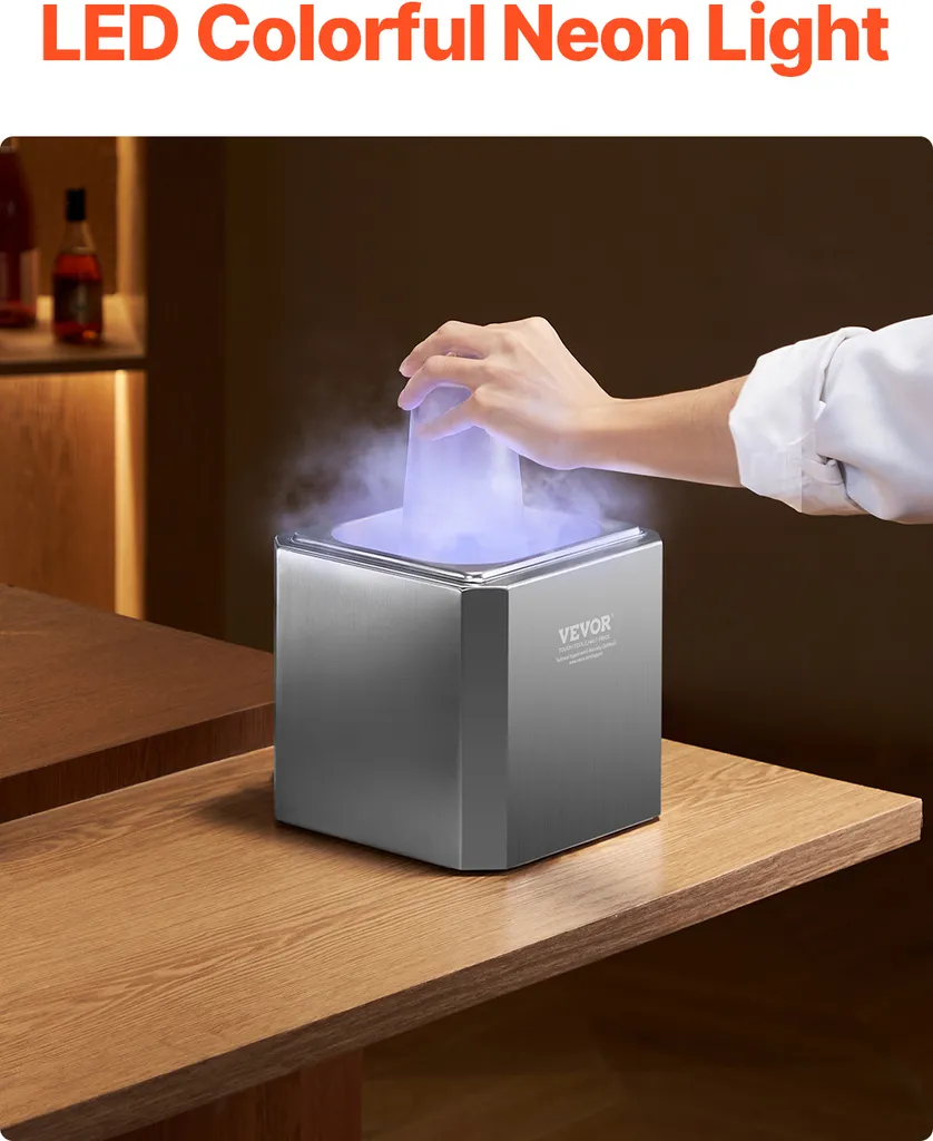 Machine à Givrer les Verres pour Cocktail et Champagne Éclairage LED - 4