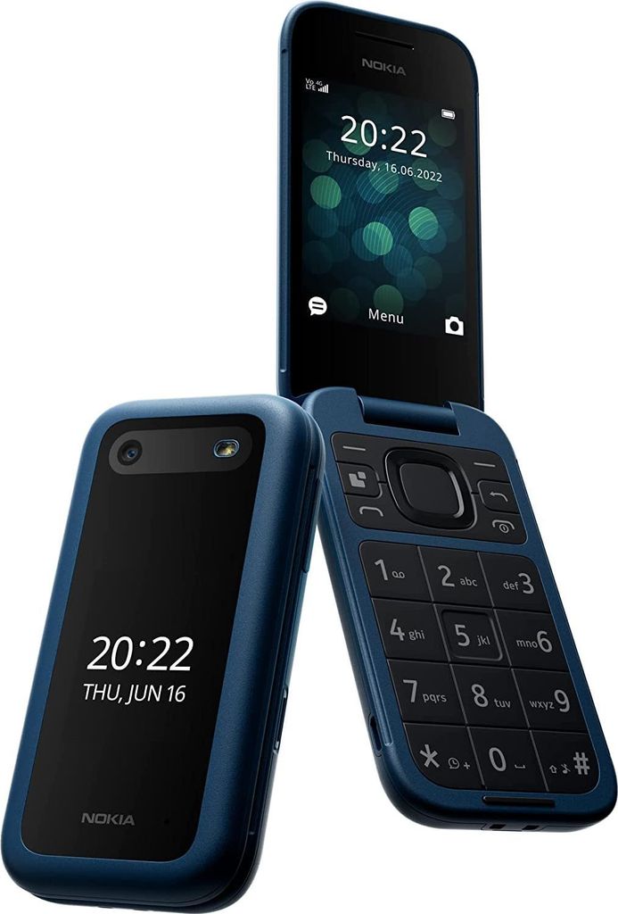 Nokia 2660 Téléphone Mobile Double SIM 4G Bleu Ecran 2.8" Image du produit 