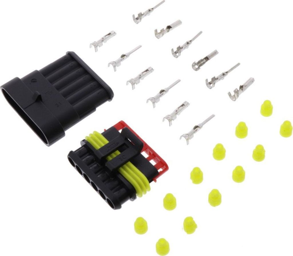 Steckgehäuse JMP Set 6-polig TYCO AMP Superseal