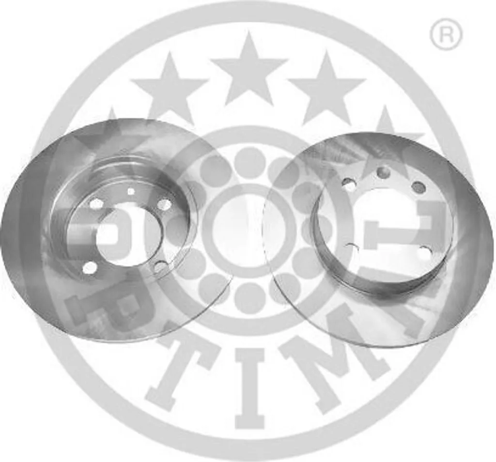 2x Disques de Frein OPTIMAL BS-0860C pour VW GOLF II et Polo Coupe