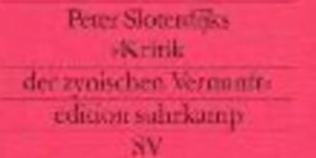 Décrypter le cynisme actuel avec Critique de la raison de Sloterdijk - 3
