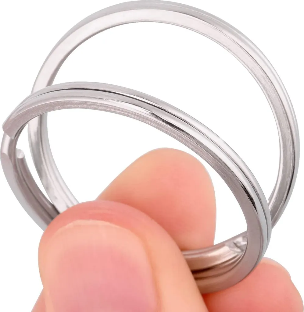Anneau de clés 25 mm incassable lot de 500 pour sécuriser vos objets