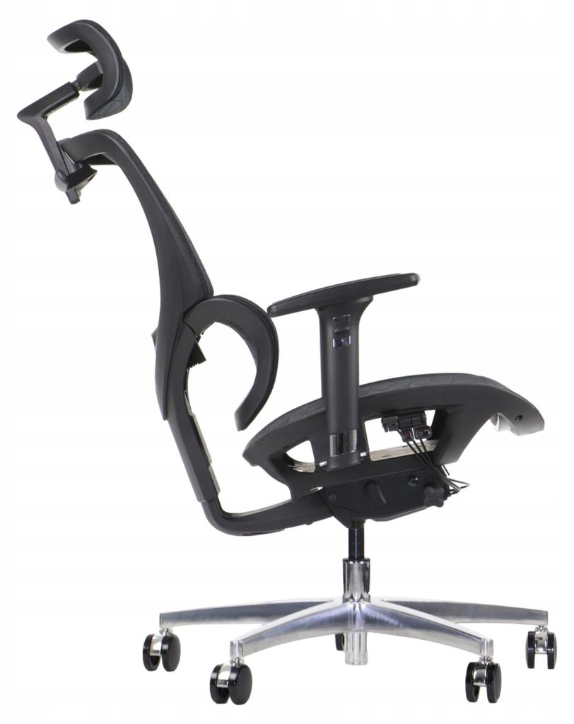 Sedia girevole ergonomica da ufficio ErgoNew S1A, base in Immagine del prodotto 