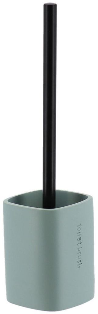 TENDANCE | Bürstengarnitur - Klobürste - Toilettenbürste - grün - 37 x 10 cm - aus Polyresin - Klobürstenhalter - modern - Badezimmerzubehör ...