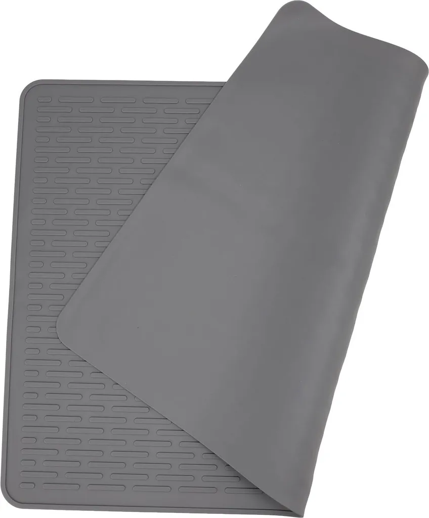 Couvercle de Cuisinière Anti-Rayures en Silicone Souple et Verre Gris