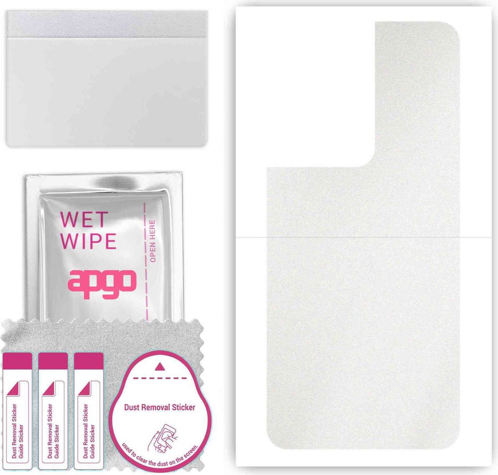 apgo Rückseite Schutzfolie, Skin, kompatibel mit Oppo Reno9 Pro Plus, Hinten Displayschutzfolie aus Vinylfolie, kratzfest, einfache Montage - Matt...