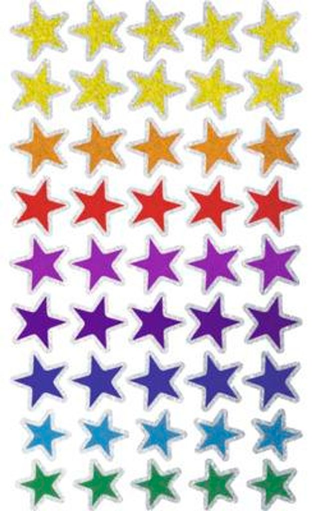 Ministicker Bunte Sterne 45-tlg.