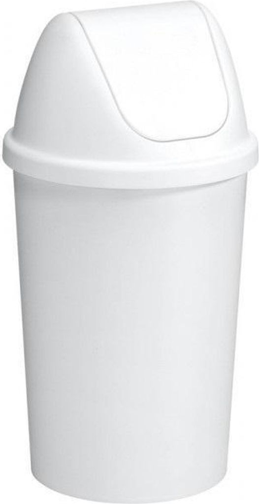 Twinga Abfalleimer - 45 Liter, Kunststoff, Weiß