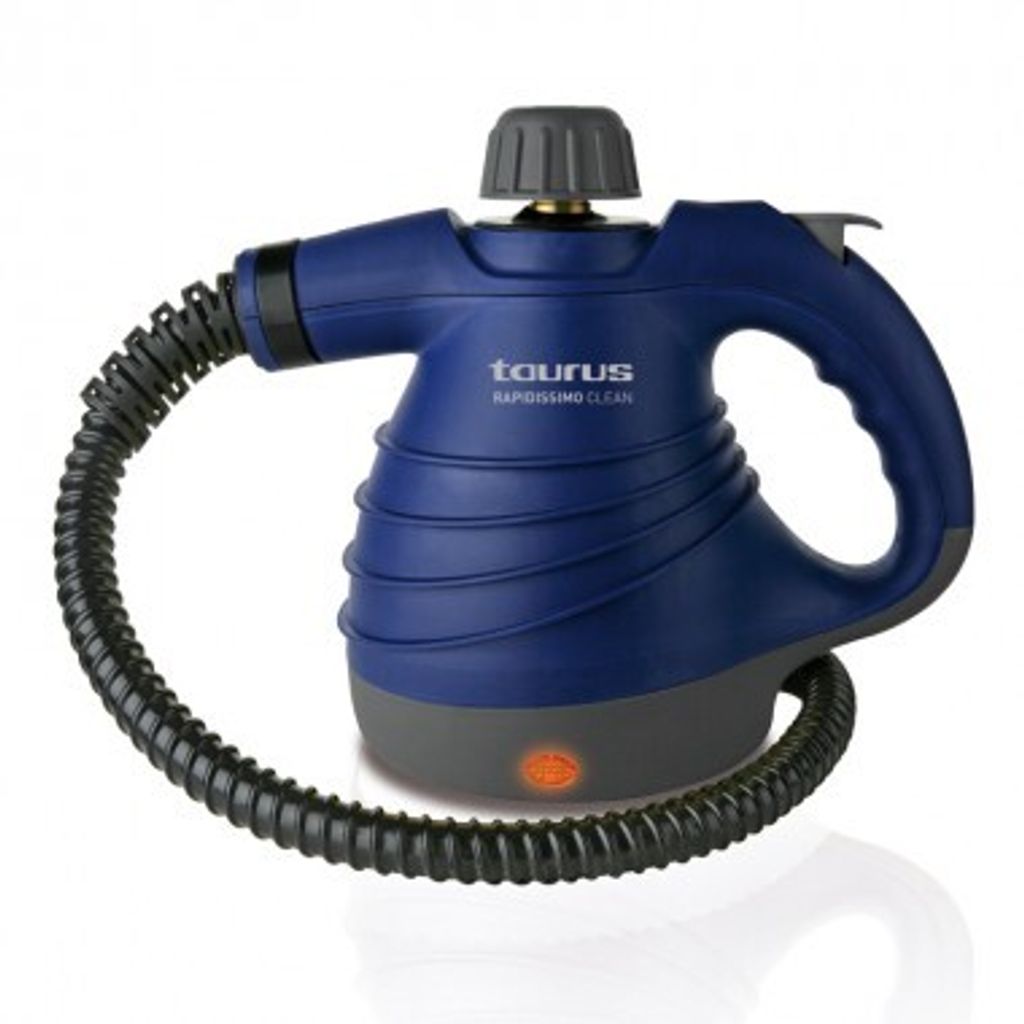 Taurus Rapidissimo Clean, Tragbarer Dampfreiniger, 0,35 l, Schwarz, Blau, 1050 W, 3 bar, Fertig