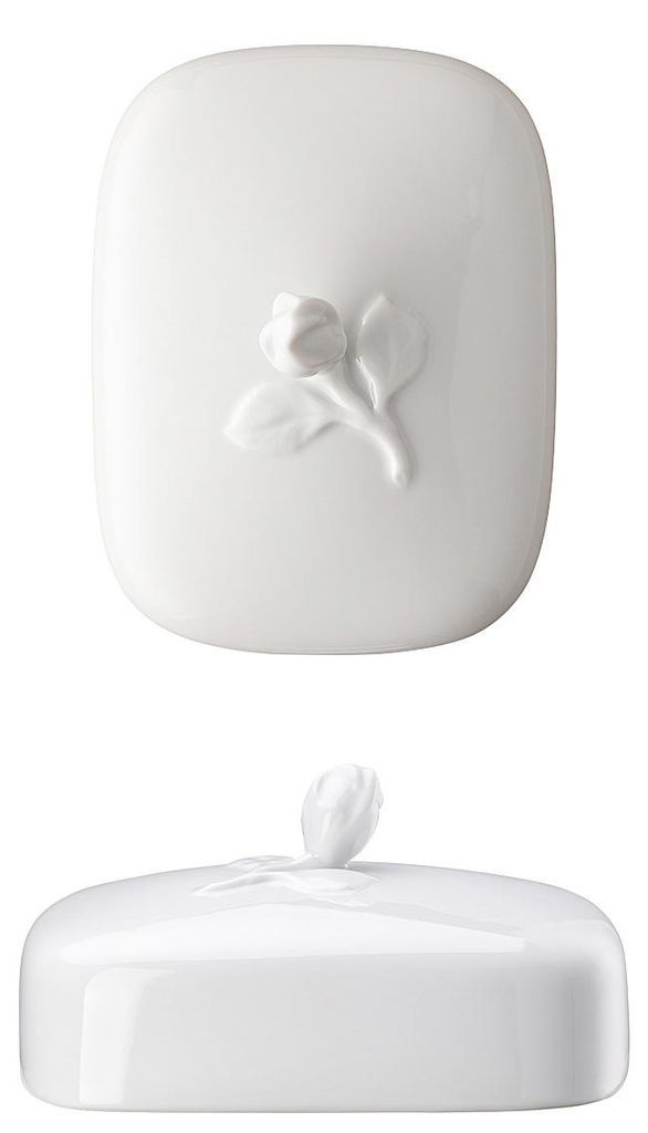 Hutschenreuther Butterdose Dkl. Maria Theresia Weiss Produktbild 