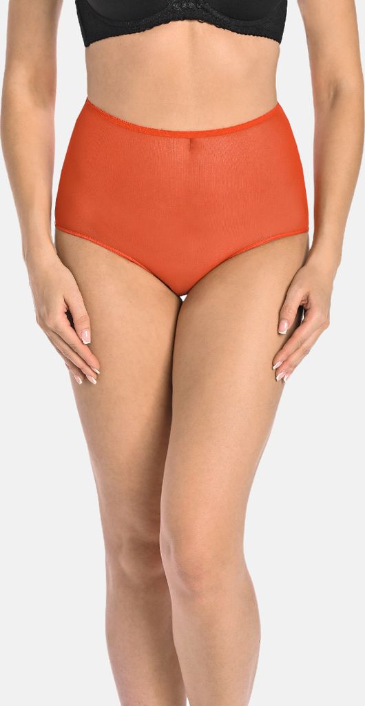 Teyli Hohe Taille Mesh Slip Retro Female 306 rot XL