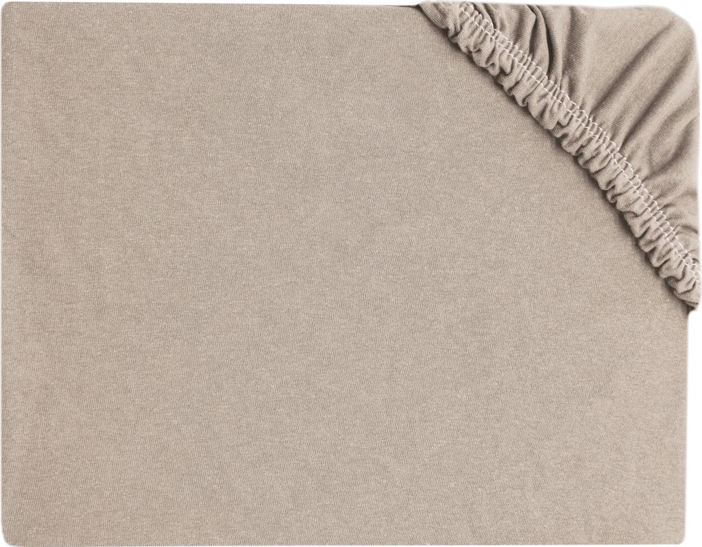 Spannbettlaken in 180x200 cm, Steghöhe bis 35 cm, 100% Baumwolle mit praktischem Gummizug, newgrey
