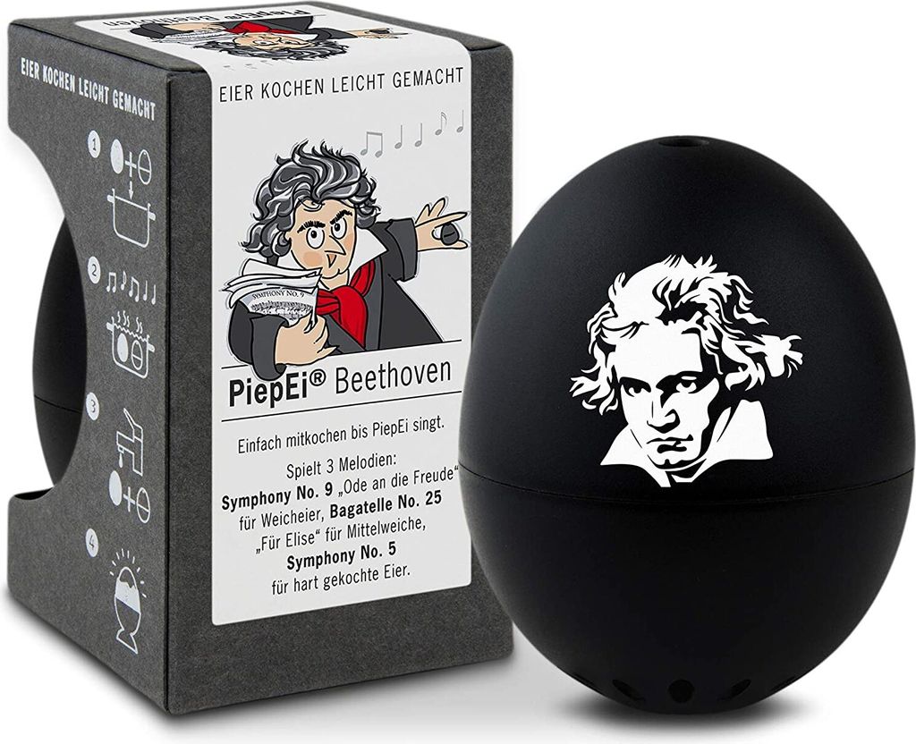 Brainstream A005643, Mechanischer Küchentimer, Schwarz, Produktbild 