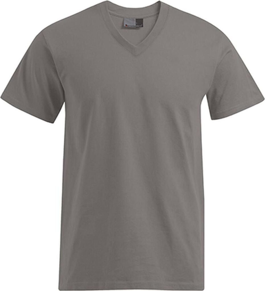 Premium V-Ausschnitt T-Shirt Herren, Schwarz, XXL