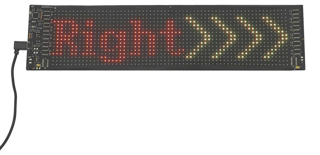 LED Anzeigetafel - Programmierbares LED Schild - Weiches Flexibles Displayband - 5V Lauftext Anzeige