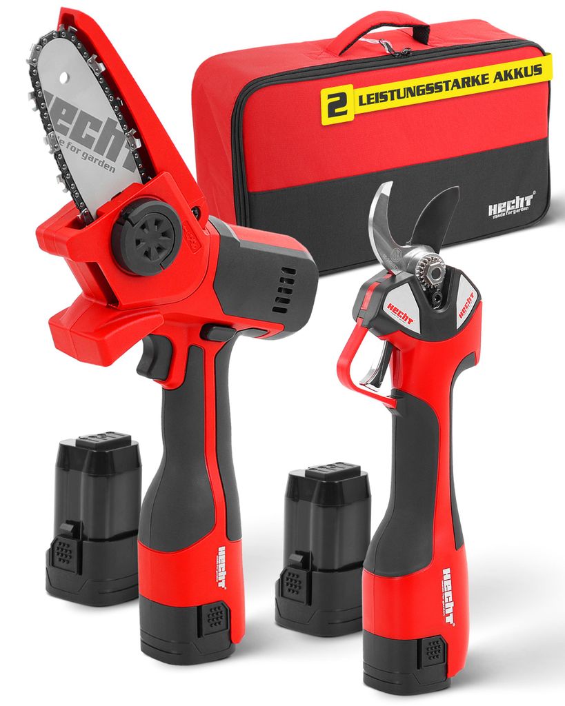 Akku Baumpflegeset HECHT 99126 | Astschere 32 mm & Produktbild 