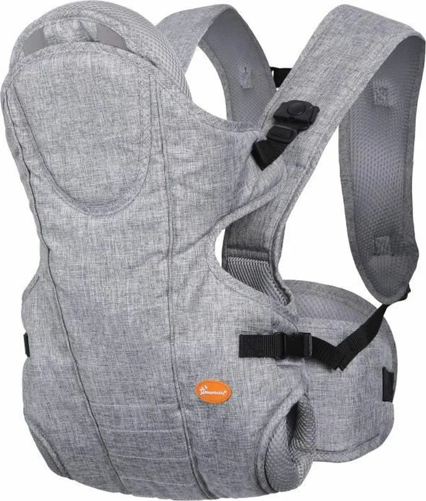 Porte-bébé Dreambaby Oxford Gris ergonomique contre le mal de dos 15kg