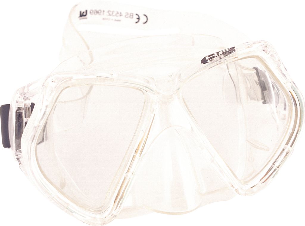 Bestway Tauchmaske ""Omniview"", Gehärtetes Glas, Blau, Rot, Gelb, Kinder, Vollgesichtsmaske, Sichtverpackung; 3-farbig sortiert