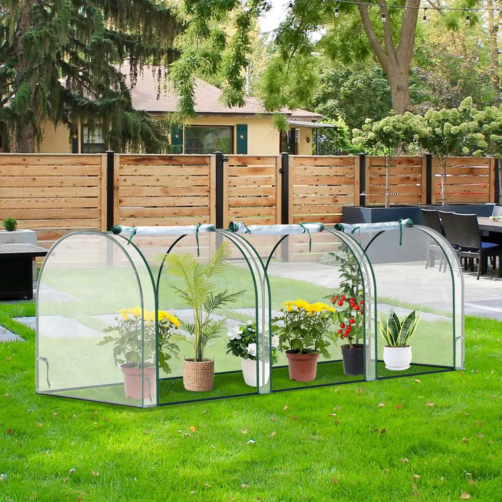 Hengda Serra per Piante 270x90x90 | Struttura Metallo e PVC