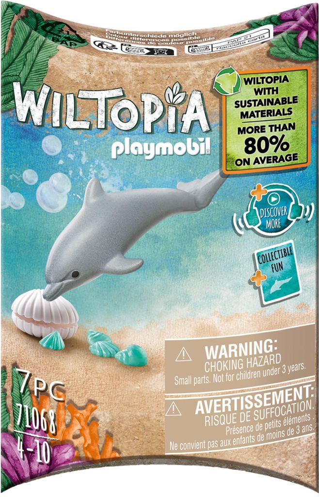PLAYMOBIL Wiltopia Junger Delfin 71068 Produktbild 