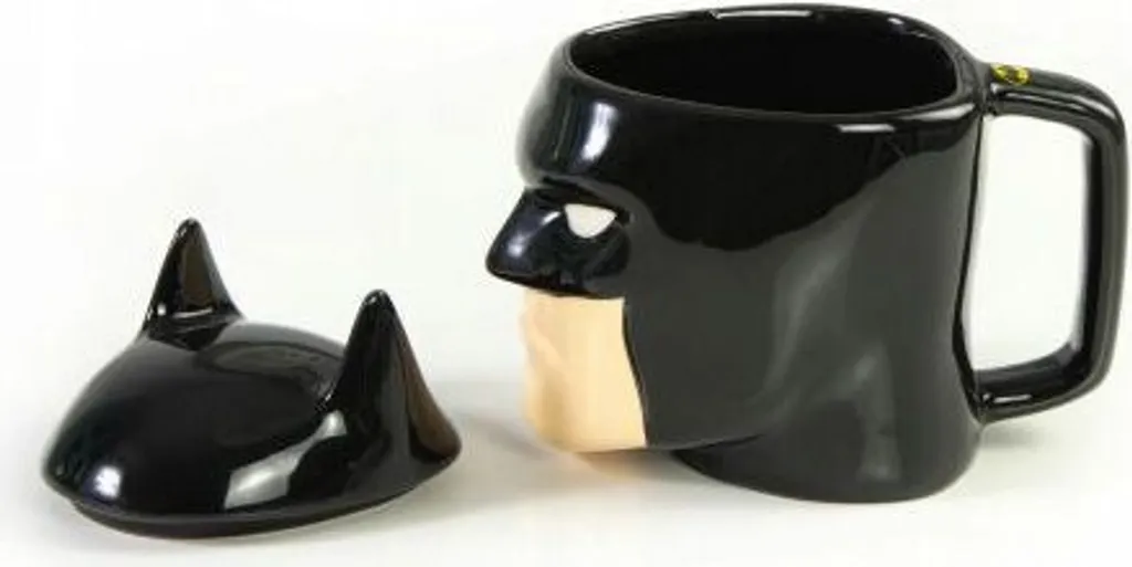 Tazza 3D Batman 300 ml - Ceramica Nera Design Esclusivo DC