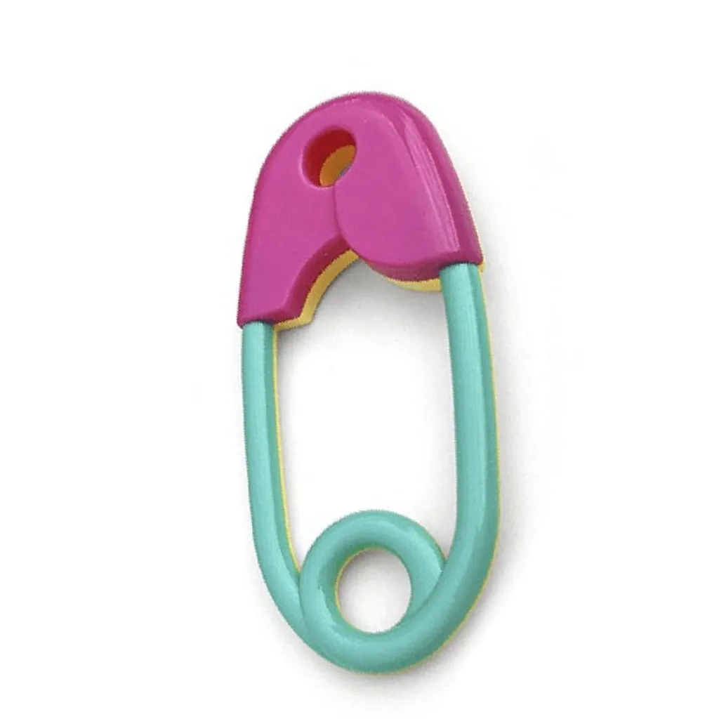 Hochet épingle à nourrice coloré multicouche - Stimulation sensorielle - 10